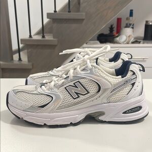 Women’s New Balance 530 (White/Natural Indigo, Size 6)